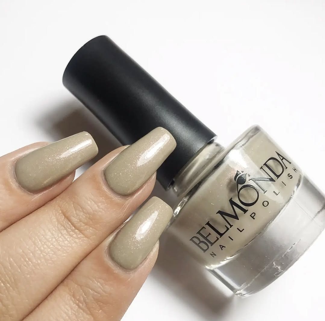 لاک ناخن بلموندا کد 99 رنگ خاکی